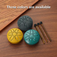 Steel Tongue Drum De 3 Pulgadas Con 6 Notas Instrumento De Percusión Balmy Drum Con Mallets Para Meditación Yoga Principiantes Profesionales Familia - details 14