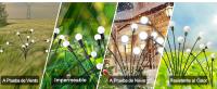 Luces Solares de Jardín, 2 Paquetes de 10 LEDs Lámparas Solares Luciérnagás, Luces de Jardín Impermeables PARA LA Decoración del Patio - details 1