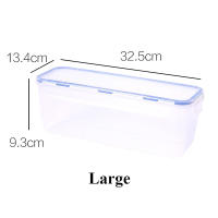 Caja De Almacenamiento De Pan De Plástico Tapa Airtight Contenedor De Alimentos Organizador De Cocina Para Panecillos Y Sandwiches - details 2