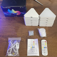 Lámparas De Triángulo USB Bluetooth 5V WiFi Luz LED RGB Para Ambiente De Juego Y Dormitorio Sincronización De Música Lámparas Mágicas Rítmicas - details 20
