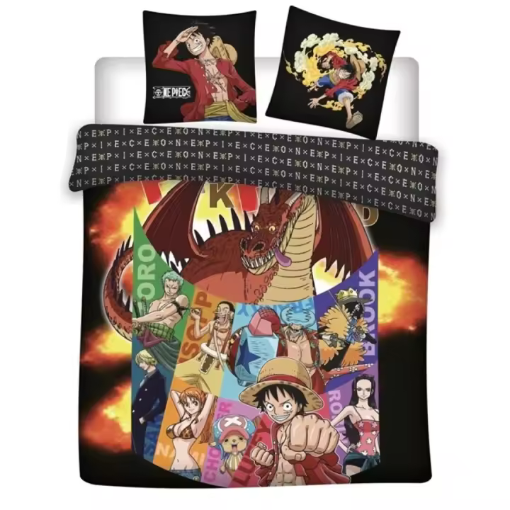 Funda Aymax Nórdica Reversible One Piece Para Cama de Matrimonio hasta 135cm ancho Medida 200x200 cm, más Funda Cojín 63x63cm - 1