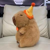 Muñeco De Peluche Capybara De 23 Cm/9.05 Pulgadas Anime Suave Juguete De Peluche Animal Regalo Perfecto Para Cumpleaños De Niños Suministro De Fiesta - details 3