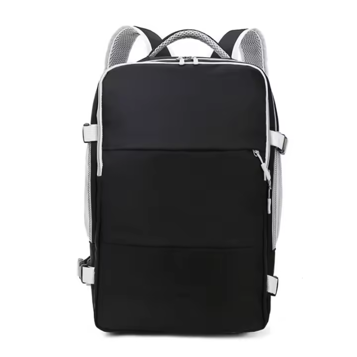 Mochila deportiva antirrobo para mujer, morral informal con carga USB de viaje, bolsa de equipaje para ordenador portátil, color rosa, novedad - 1