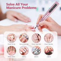 Máquina De Uñas Eléctrica Recargable USB 35000RPM Con Pantalla LED Para Esmalte De Gel Y Manicura Sin Cable Kit De Herramientas De Manicura - details 6