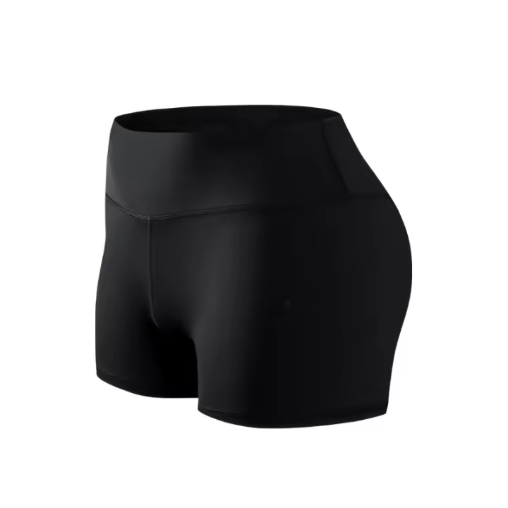 Shorts De Voleibol Para Mujer HOPLYNN 3" Shorts De Compresión De Spandex Para Ejercicio Y Yoga Cintura Alta Estilo Biker - 1