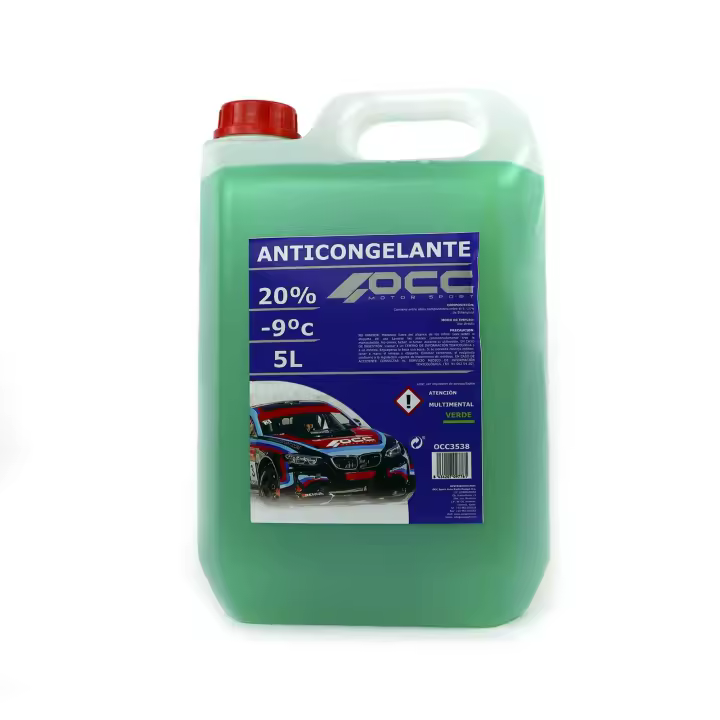 ANTICONGELANTE VERDE 20% -9ºC 5 LITROS - 1
