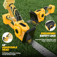 Podadora De Arbustos Eléctrica Portátil 2 En 1 Para Jardín Y Césped Compatible Con Batería Dewalt 20V Sin Cable - details 1