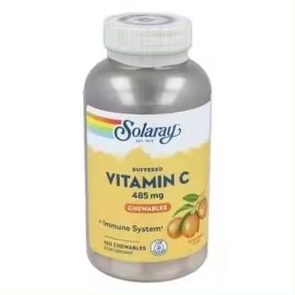 Solaray Vitamina C 500Mg 100Comp Masticables Naranja - 1