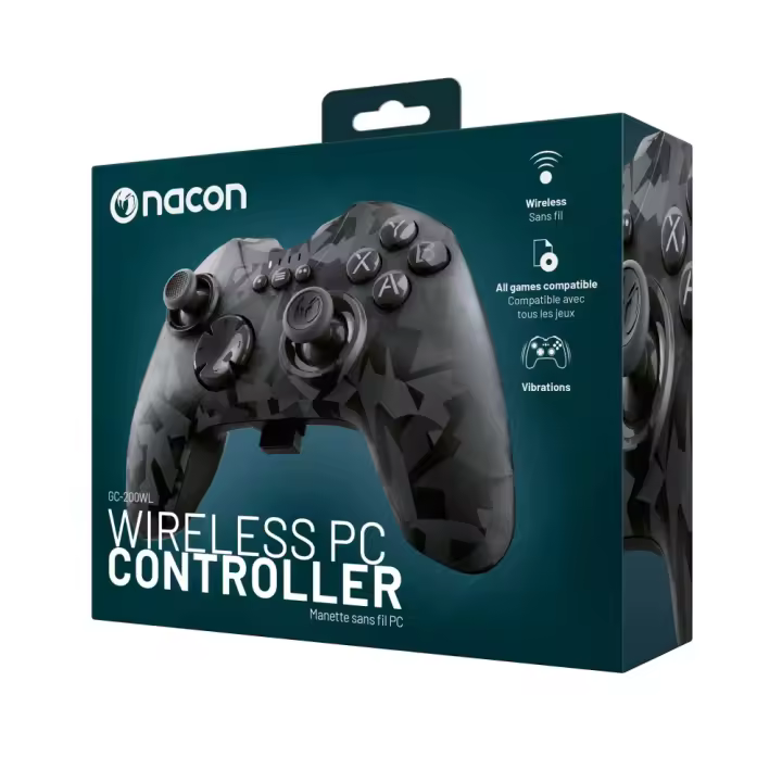 MANDO VIDEOJUEGOS INALÁMBRICO NACON GC-200 PARA PC ELIGE TU COLOR NEGRO O DISEÑO URBAN OCON ILUMINACIÓN RGB GARANTÍA EUROPEA - 1