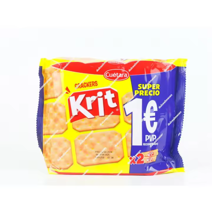 Cuétara Krit Crackers Pack X2 200 gr | Galletas Saladas Horneadas e Irresistibles - 1