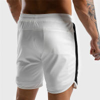 Shorts De Entrenamiento Para Hombre GITF Shorts De Correr Fitness Gym Basketbal Negro Pantalones De Sudor Con Estampado De Deporte - details 3