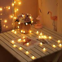 Luces De Cadena Operadas Por Batería 33 Pies 80 LED Luces De Globos Para Camping Decoración De Bodas Navidad Fiesta En La Habitación - details 3