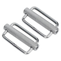 Hebilla De Deslizamiento De Acero Inoxidable 316 Para Cinturón Rectangular Con Rodillo Encañado Ajustable Herramientas Marinas - details 4