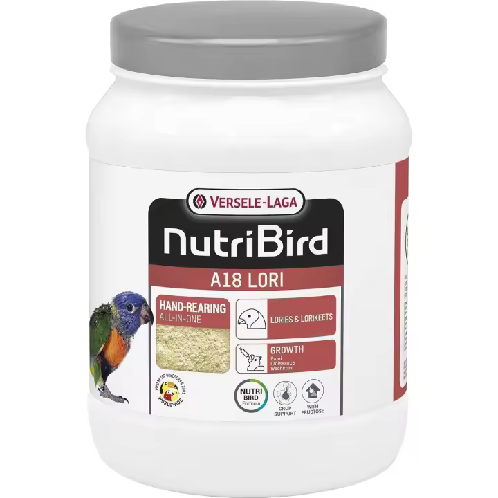 Versele-Laga Nutribird A18 Lori - Papilla de Cría a Mano para aves - 1
