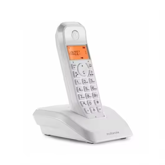 MOTOROLA S1201 Teléfono DECT Blanco - 1