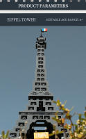 Bloques De Construcción De Torre Eiffel Para Modelos De Arquitectura Del Mundo Juguetes Educativos Para Niños Y Adultos Coleccionables Regalo Para Hombres Y Mujeres - details 1
