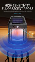 Lámpara De Pared Solar Potente Con Sensor De Movimiento LED 3 Modos De Iluminación Para Jardín Porche Calle Camino Farol Solar - details 5