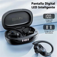 Lenovo Auriculares Inalámbricos LP75, Bluetooth 5.3, Con Resistencia al Agua, Con Función Táctil, Auriculares Deportivos para Gimnasio y Correr, Pantalla Digital LED, reducción de ruido, novedad,estéreo HiFi, reducción de ruido para juegos - details 2