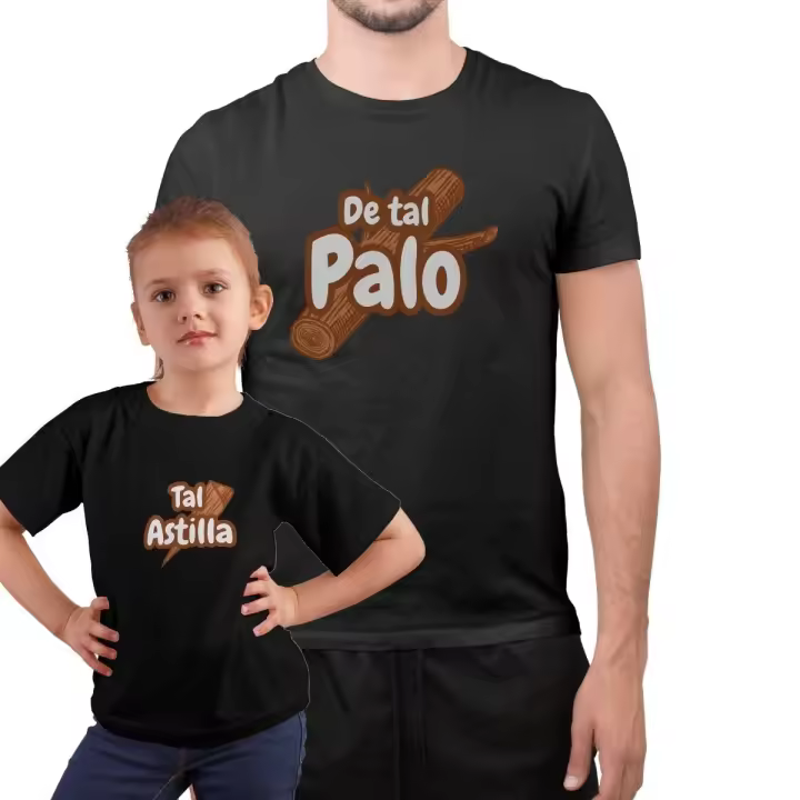 DEREGALOOS Camiseta Día del Padre | Regalo Personalizado Padre e Hijo | Pack Camiseta Padre e Hija | Ideas de Regalos Originales | Futuro Papá | Día del Padre Regalo Original - 1