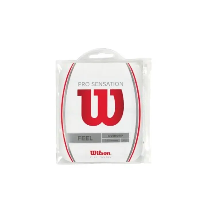 Wilson Pro Overgrip  Perforated Sensation Empuñadura, 12 Unidades, Unisex, Blanco, One Size - 1