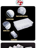 Caja De Almacenamiento De Plástico Para Pintura Diamante Y Joyería Con 64/32 Compartimentos Caja Para Manualidades DIY - details 6
