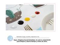 Mantel Rectangular Impermeable Y Antiadherente Para Mesa De Café De Lujo En Sala De Estar Resistente Al Aceite Lavable Y Fácil De Limpia - details 4