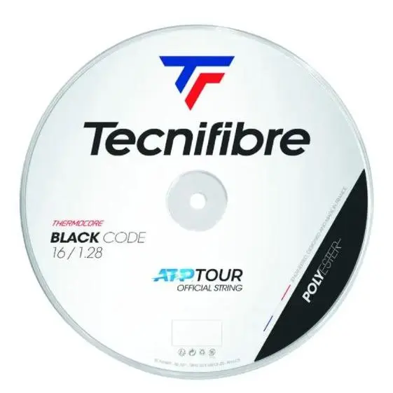 Cordaje Tenis Tecnifibre Black Code 200m 1.24mm - 1