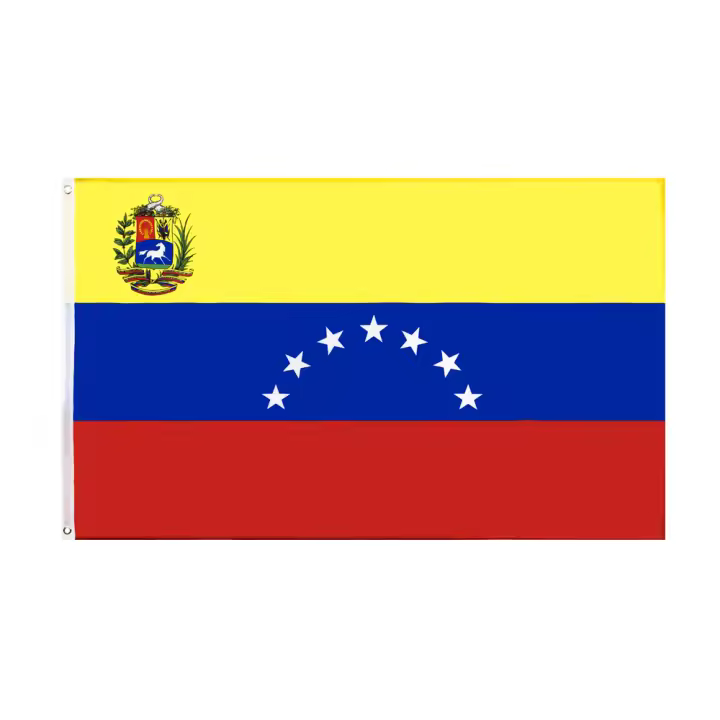 Bandera De Venezuela 7 Estrellas 1954 90x150 Cm Para Decoración Material Poliéster Estilo Colgante - 1