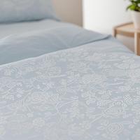 Conjunto de tres piezas con estampado de color sólido de verano, suave, agradable para la piel y no irritante, ropa de cama, uso doméstico. - details 4