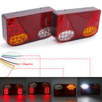 Par De Luces Traseras LED Impermeables Para Coche Camión Y Remolques 12V ABS Material Luz Trasera Para Vehículos - details 6