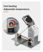 Máquina Cortadora Eléctrica Ajustable De Temperatura Para Cinta Elástica De Nylon Satén Cinta De Metal Herramienta De Corte - details 1