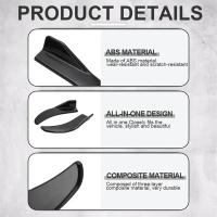 Accesorios De Modificación De Parachoques Trasero Universal Para Coche Con Spoiler Y Labios Frontales Y Traseros - details 2