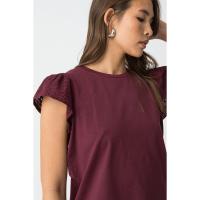 Camiseta graciosa en burdeos. La Camiseta Graciosa Granate de Tiffosi es una prenda que combina elegancia y frescura - details 4