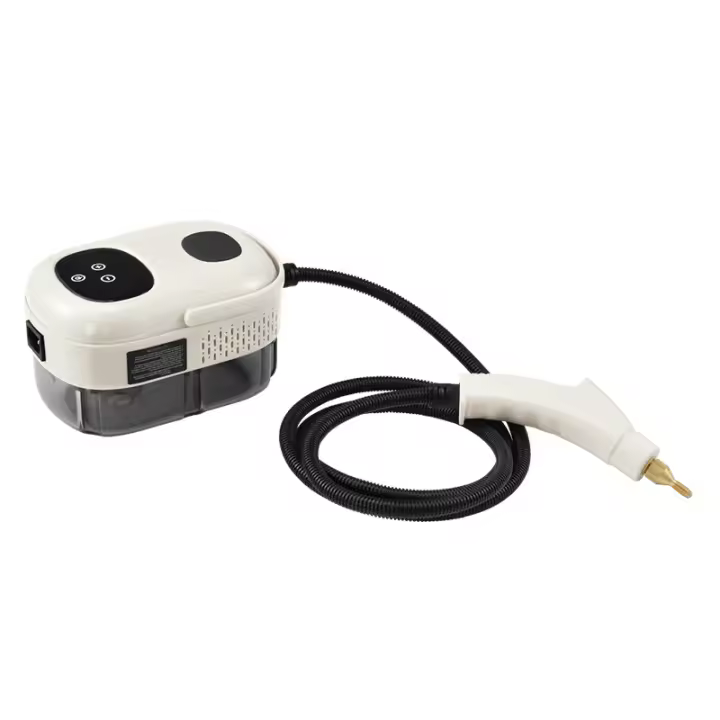 Limpiador a vapor portáthil, 15 Segundos de calor, Tanque de Agua de 1 L, 2500 W, vaporizador multiusos de Alta Tema, 6 niveles ajustables para el hogar. - 1