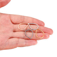 30Pcs Lote Anillos De Salto Teardrop Waterdrop Colores Mixtos Para Fabricación De Joyas Accesorios De Enlace Para Pendientes Y Collares - details 7
