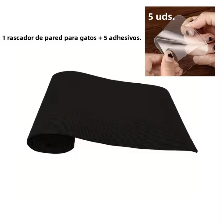 Protector De Esquinas Para Gatos Con Tapete De Rascado Y Cinta Nano Antisuciedad Para Muebles Sofá Alfombra Trimmable Para Gatos Domésticos Internos - 1