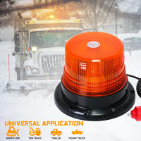 Luz De Advertencia LED Para Coche Y Camión Con Base Magnética Luz Estroboscópica De Advertencia Superior Con Vida Útil Larga ABS LED 12V 24V -80V - details 3