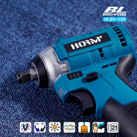 Llave De Impacto Eléctrica Sin Escobillas Hormy 120N.m 3/8 Pulgada Con Imán Mini Herramienta De Torque Inalámbrica Compatible Con Batería Makita 10.8V - details 0