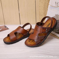 Sandalias De Playa Para Hombre Verano Antideslizantes Transpirables Y Cómodas Zapatillas De Agua Casual Con Cierre SLIP-ON Material Superior Sintético Suela De Goma - details 5