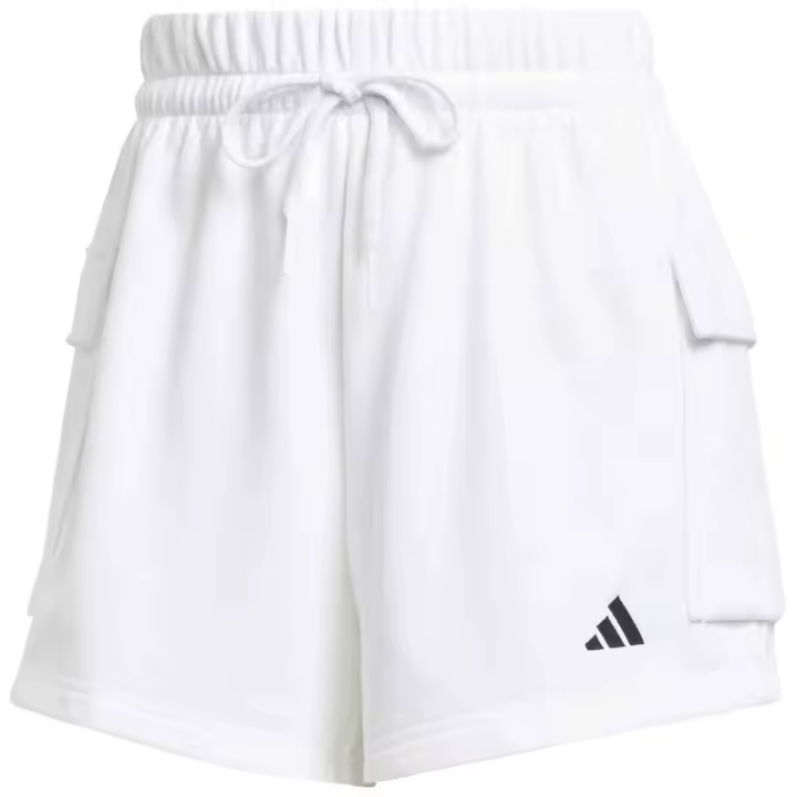 Pantalon Corto Adidas Cargo para mujer en color blanco - 1
