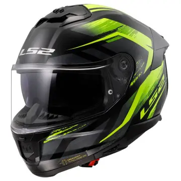 Casco Integral LS2 FF808 Stream II Fury Negro HI-VIS Yellow 22.06 168082154 - 1
