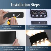 Lámpara De Pared LED Impermeable IP65 Para Exterior 2W 4W 6W 8W 12W Luz De Jardín Aluminio Para Dormitorio Sala De Estar Escaleras Iluminación - details 9