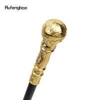 Bastón De Moda Dorado Con Mango Redondo Elegante Para Fiesta Y Decoración Cruzado De 93cm Material De Acero Con Punta De Goma - details 4