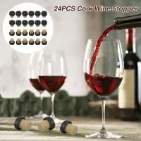 24pcs Tampas De Vino De Barra Para Botellas De Cerveza Y Vino Con Diseño De T En Madera De Goma Para Cocina Y Hogar - details 5