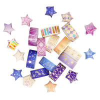 Set De 12 Rolls De Cinta De Washi Estelar Dorada Y Morada Para Scrapbooking Cinta De Máscara Láser Serie De Constelaciones Adhesivo De Tela Para Manualidades Y Estación De Oficina - details 6