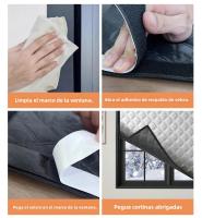 Cortinas Térmicas De Invierno a Prueba De Viento Y Aisladas Ventanas Aisladas Y Antigolpes Pantalla De Ventanas Tapabocas Y Silenciadoras - details 11