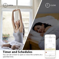 Interruptor De Cortina Inteligente LoraTap Tuya Smart Life Botón Empuñadura 80*80 Motor Eléctrico Compatible Con Alexa Y Google Assistant - details 6