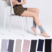 Calentadores De Piernas De Lana Tejida Para Mujer Invierno Punk Gótico Solido Deporte Al Aire Libre Térmico Protección De Tobillo En Cashmere - details 0