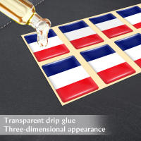 10pcs Etiquetas De Epoxy Para Decoración Interior De Coche Bandera De Emiratos Árabes Unidos Tailandia Holanda Rusia Brasil Italia Adhesivo Para Interiores De Automóviles - details 2