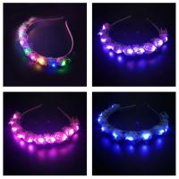 Diadema LED Para Niñas Brillo Cabeza Floral Coronación Neón Fiesta Regalo Boda Cumpleaños Luminoso Festival 10/20/30Pcs - details 19